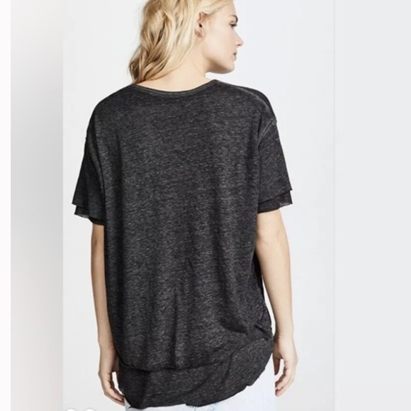 Free People We The Free Cloud 9 Frayed Hem Knit Tee E - Picture 12 of 12